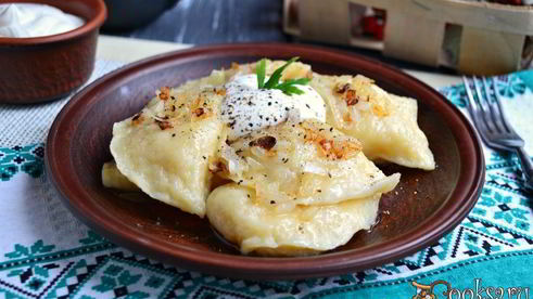 вареники с картофелем и сыром на пару из творожного теста