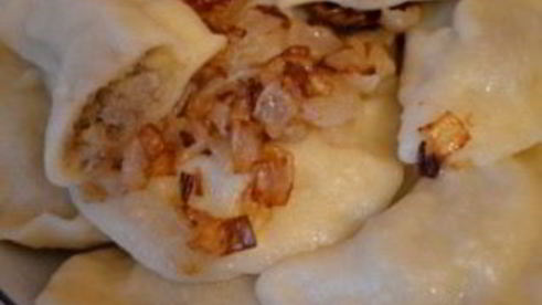 вареники с картошкой и печенкой