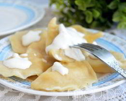 Вареники с картошкой и творогом