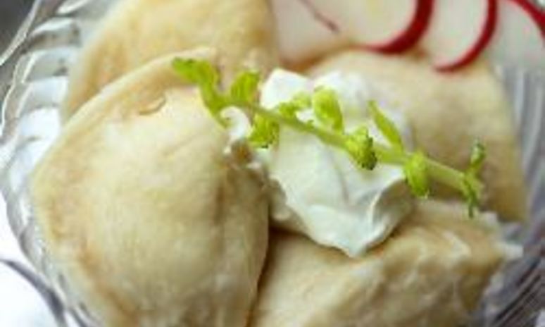 Рецепт вареников с картошкой и жареными грибами