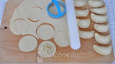 вареники с куриной грудкой и картофелем