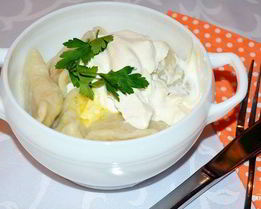 Вареники с курицей