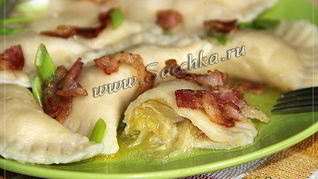 Вареники с квашеной капустой