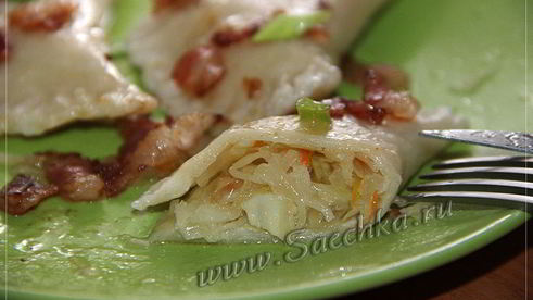 вареники с квашеной капустой