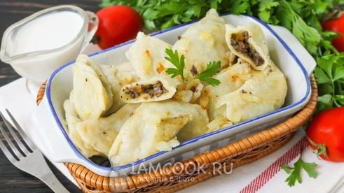 вареники с ливером