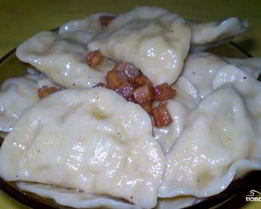 Вареники с мясом и картошкой