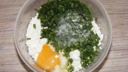 вареники с соленым творогом