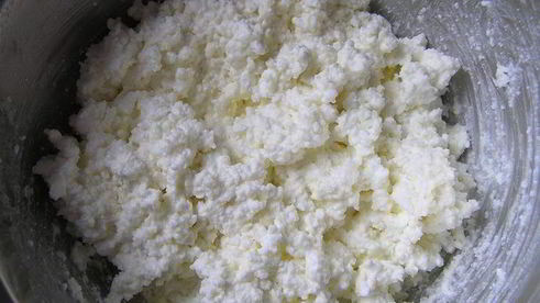 вареники с творогом, запеченные в сливках