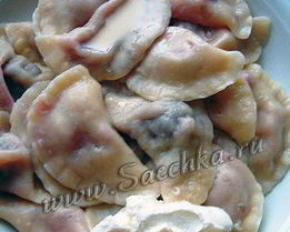 Вареники с вишней