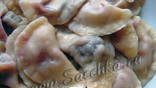 Вареники с вишней