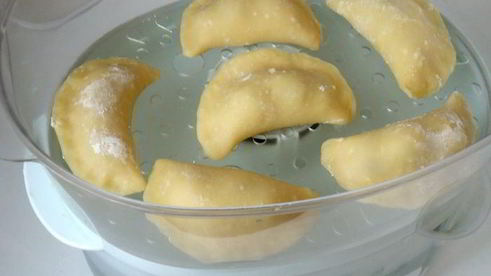 вареники творожные с ванильно-тимьяновым соусом