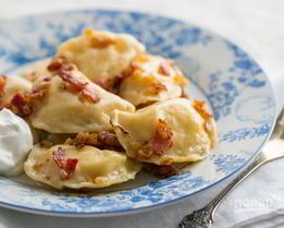 Вкусные вареники с картошкой