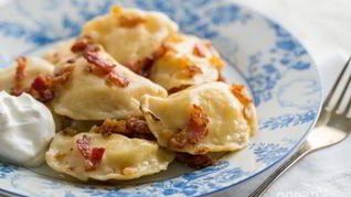 Вкусные вареники с картошкой