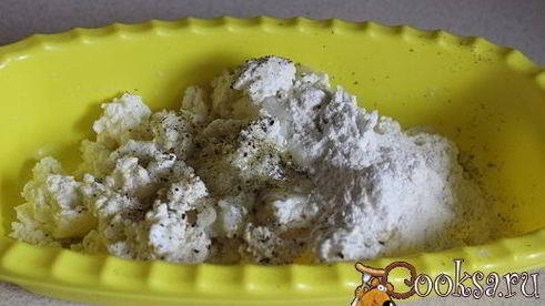 жареные картофельно-творожные клецки