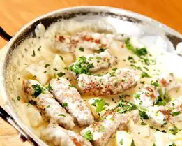 Нежное жаркое в сливочном соусе