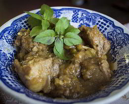 Овощное жаркое с ребрышками