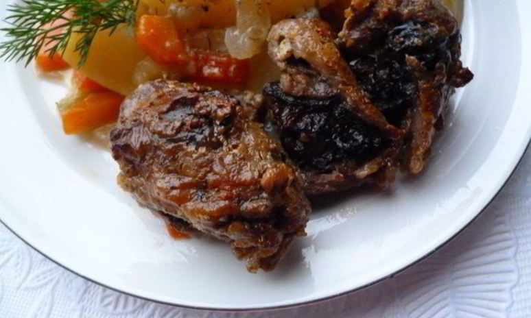 Рецепт пикантного жаркого