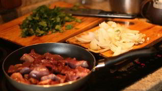 Жаркое из бараньего сердца