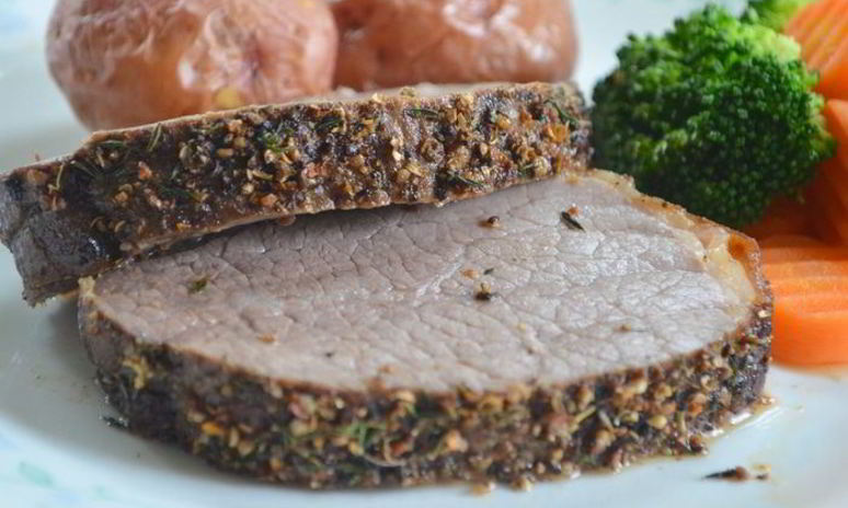 Рецепт жаркого из говядины с пряной корочкой