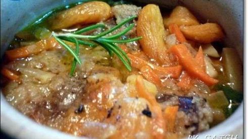 жаркое из говяжьей печени с абрикосами