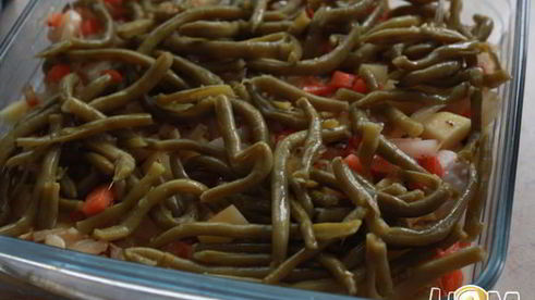 жаркое из индейки со стручковой фасолью