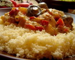 Жаркое из курицы в сливочном соусе