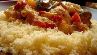 Жаркое из курицы в сливочном соусе