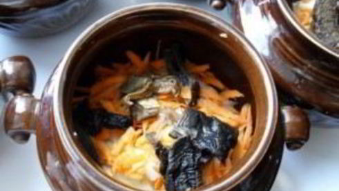 жаркое из свинины в горшочках