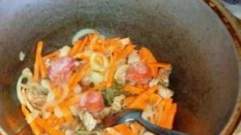 жаркое по-домашнему из свинины с картошкой