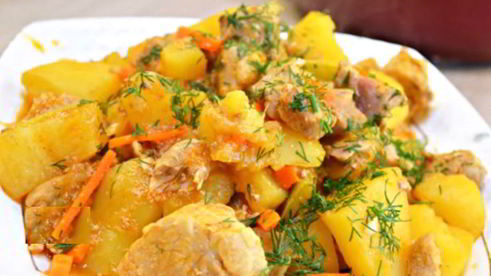 жаркое с кабачками без обжарки