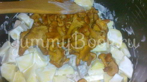 жаркое с лисичками в мультиварке