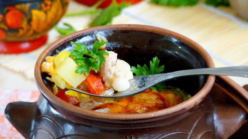 жаркое в горшочках