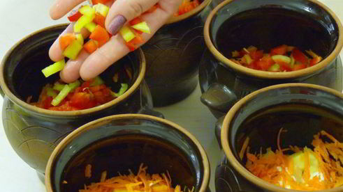 жаркое в горшочках