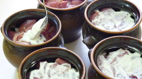 жаркое в горшочках