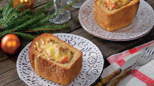 Жаркое в хлебе