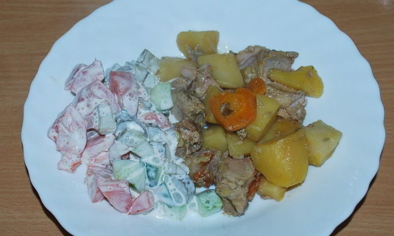 Рецепт жаркого в пакете для запекания