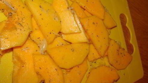 золотой гарнир из тыквы