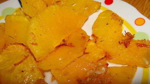 золотой гарнир из тыквы