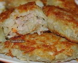 Картофельные зразы с фаршем