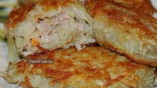 Картофельные зразы с фаршем