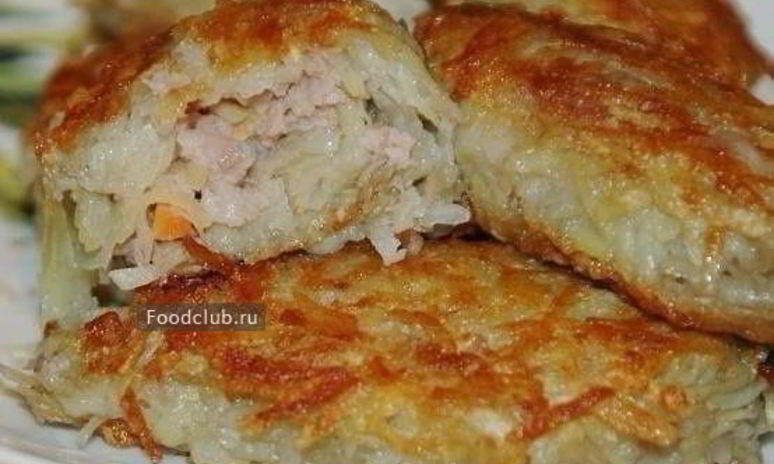 Рецепт картофельных зраз с фаршем