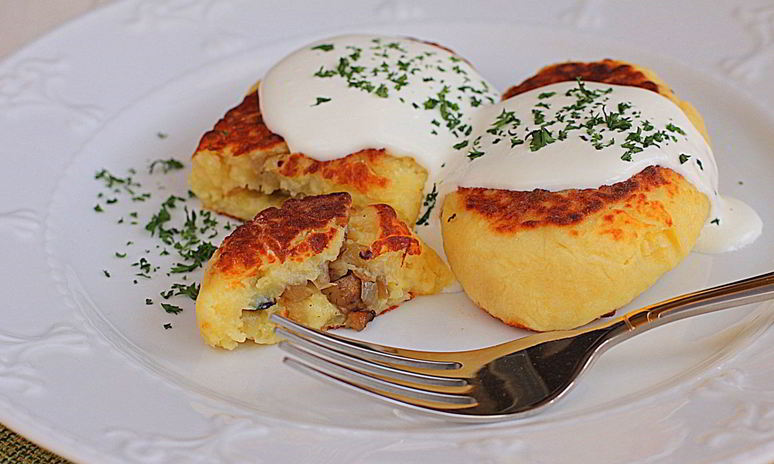 Рецепт картофельных зраз с грибами