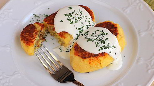 картофельные зразы с грибами