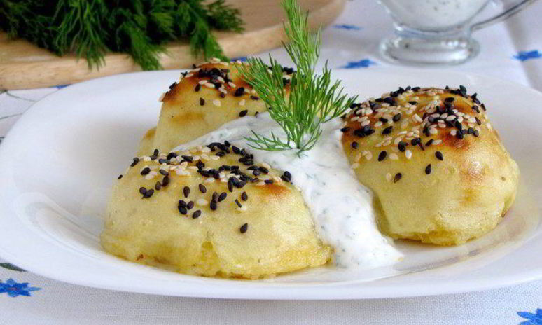 Рецепт картофельных зраз с капустой из духовки