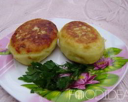 Картофельные зразы с капустой