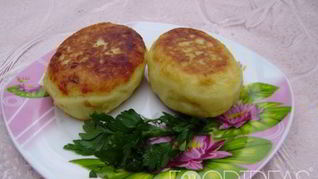 Картофельные зразы с капустой