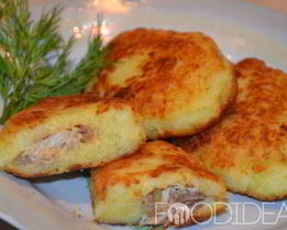 Картофельные зразы с мясом