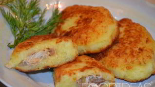 Картофельные зразы с мясом