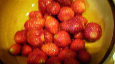 мясные зразы с клубникой и сыром фета