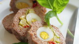 Мясные зразы с овощной начинкой